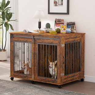 Narrow Dog Crate Wayfair